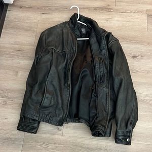 Wilsons Leather - Leather Jacket (black) size L